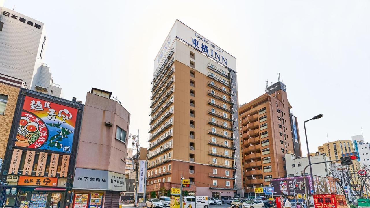 Toyoko Inn Osaka Nippombashi Bunraku Gekijo Mae Buitenkant foto